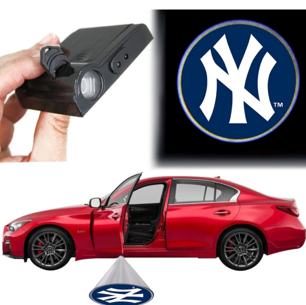 Sporticulture MLB New York Yankees LED Car Door Light- New In Box
